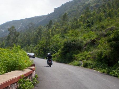 Cycling in Nandi Hills