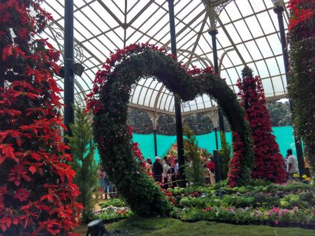 A Floral Arch Leading to the Krumbeigel House 