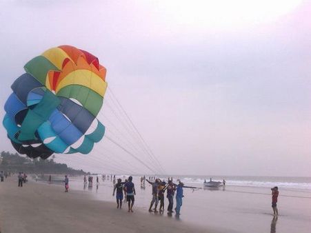 Parasailing in Kerala