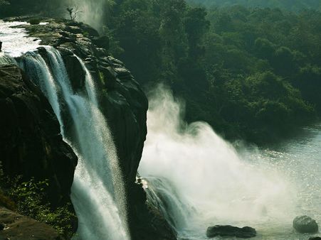 Athirapally and Vazhachal Falls 