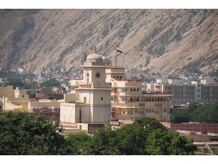 Distant View Of The City Palace