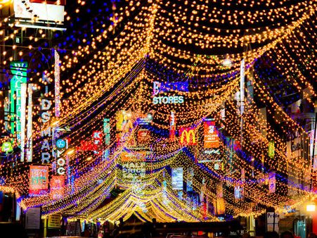 Commercial Street In Bengaluru