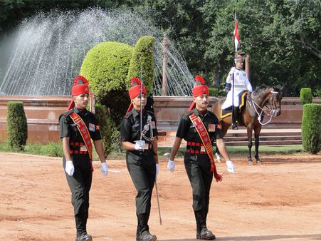 Witness The Change Of Guards Ceremony
