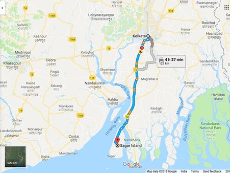 How To Reach Sagar Island