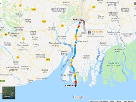 How To Reach Bakkhali From Kolkata