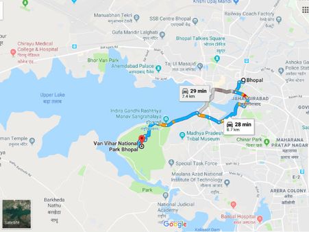 How To Reach Van Vihar National Park