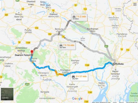 How To Reach Duarsini From Kolkata