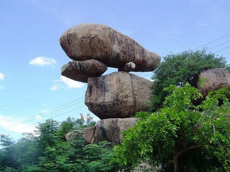 Panchamukhi Rock Formations