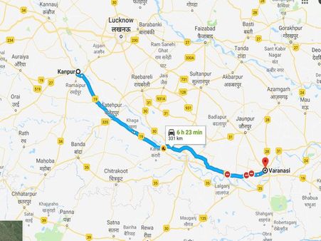How To Reach Varanasi From Kanpur