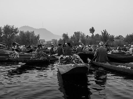 5) The Floating Vegetable Market: 