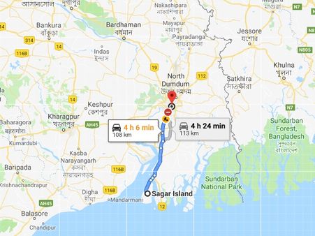 How To Reach Sagar Island
