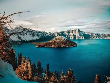 5) Crater Lake, Oregon: 5) Crater Lake, Oregon:
