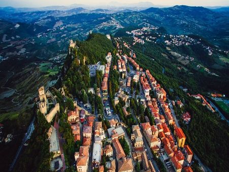 5) San Marino, 61 km2 (24 mi2):