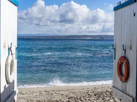 Have beach day at Pebble Beach