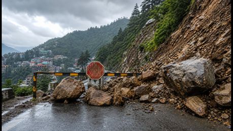 हिमाचल में मानसून का कहर: 108 सड़कें बंद, शिमला-मनाली जाने का प्लान है तो अभी रुकें