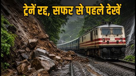 मुंबई-पुणे रेल मार्ग पर लैंडस्लाइड का कहर: कई ट्रेनें रद्द, घर से निकलने से पहले जरूर पढ़ें ये खबर