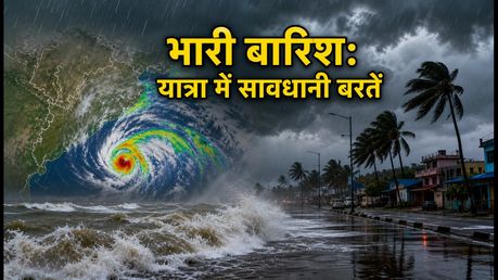 ओडिशा-आंध्र में भारी बारिश का अलर्ट: 22-24 सितंबर के बीच यात्रा का प्लान है तो ये सावधानियां बरतें