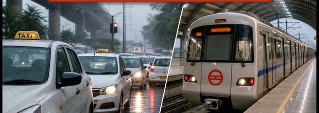 दिल्ली में बारिश और ट्रैफिक का डबल अटैक? मेट्रो से सफर कर बचाएं हजारों रुपये
