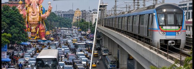 खैराबाद गणेश दर्शन: आज ट्रैफिक जाम से बचना है? मेट्रो और MMTS का ये स्मार्ट प्लान अपनाएं
