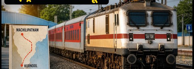 मछलीपट्टनम-कुरनूल सिटी एक्सप्रेस को मिली मंजूरी: विजयवाड़ा होकर चलेगी नई ट्रेन, जानें रूट और टाइमिंग