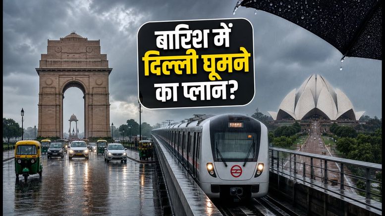 मानसून में दिल्ली-एनसीआर घूमने का प्लान? भारी बारिश से बचने के लिए अपनाएं ये 5 स्मार्ट ट्रैवल हैक्स