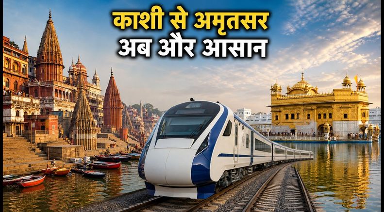 काशी से अमृतसर का सफर अब होगा बेहद आसान: वंदे भारत स्लीपर ट्रेन का हुआ आगाज, जानें क्या है खास