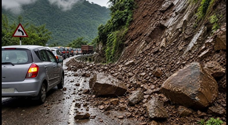 गंगटोक जाने का प्लान है? NH10 पर लैंडस्लाइड से फंसी गाड़ियां, सफर से पहले ये जरूर जानें