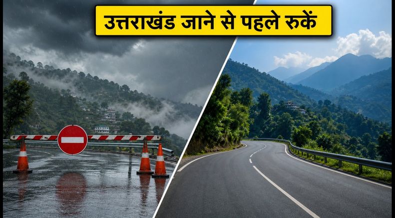 उत्तराखंड में भारी बारिश का रेड अलर्ट: नैनीताल-मसूरी जाने का प्लान है तो अभी टाल दें
