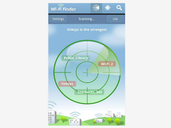 वाई फाई फाइंडर वाई फाई फाइंडर