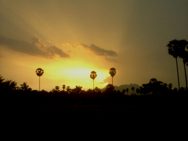 कन्याकुमारी में सनसेट 