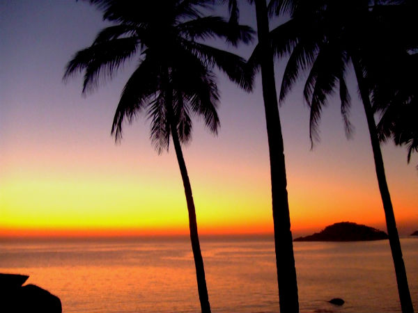 गोवा में सनसेट 