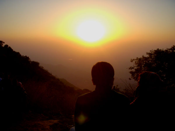 माउंट आबू में सूर्यास्त 