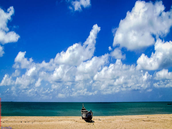 धनुषकोडी बीच 