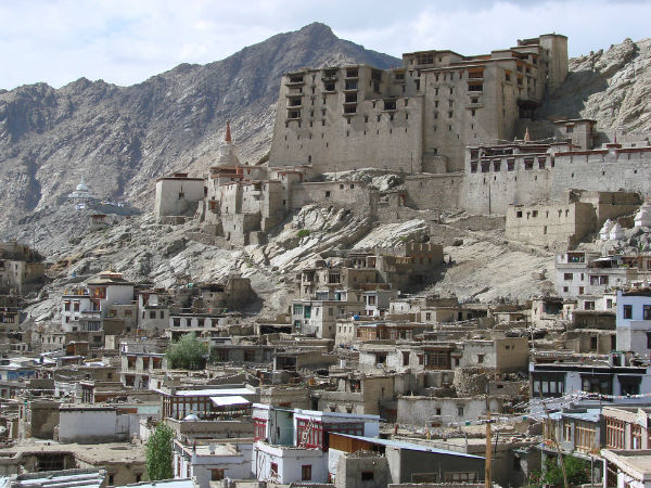 लेह महल का मॉडल 