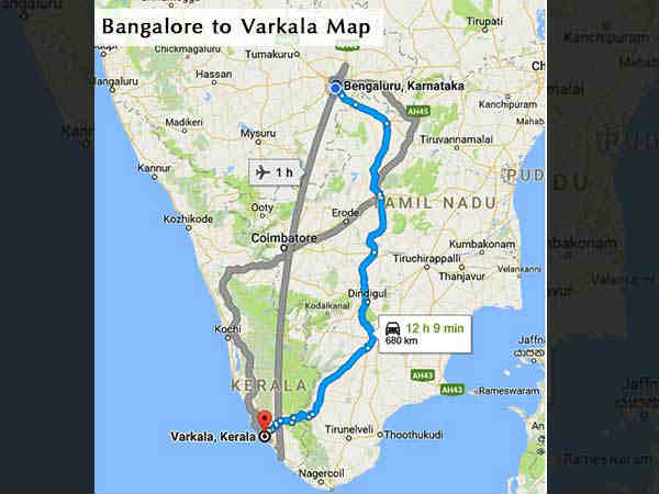 Bangalore To Varkala Travel Guide