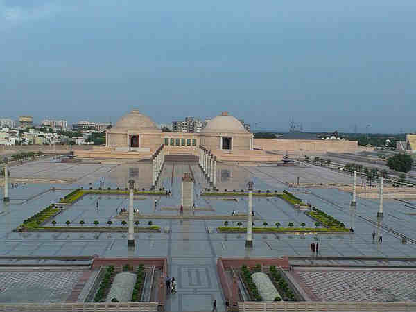 पार्क के ऊंचाई से देखा जा सकता है गोमती नगर 