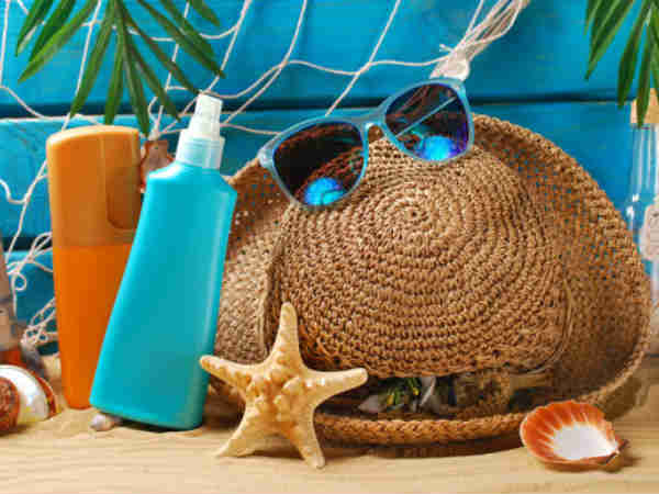 चश्मा और हैट जरुर रखें 