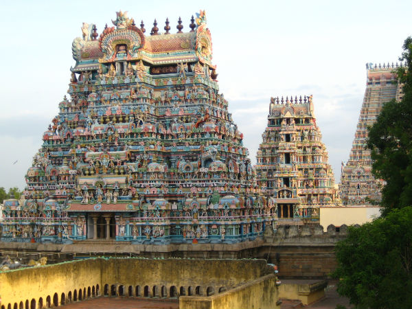 थंजावुर, तिरुचिरापल्ली और मदुरै