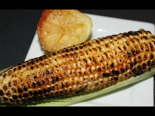 मक्के के भुट्टे खाए