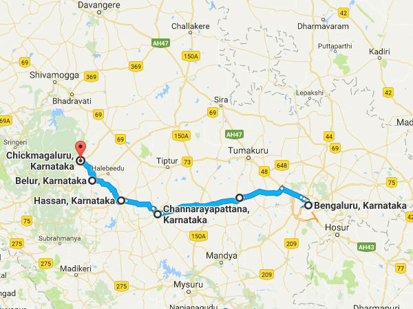 कैसे पहुंचे चिकमगलूर