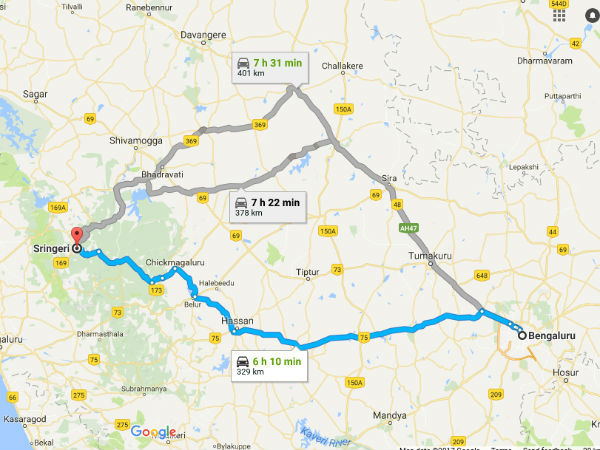 ड्राइविंग रूट