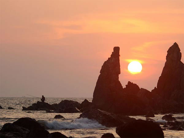 गोवा के बीच पर घूमना 