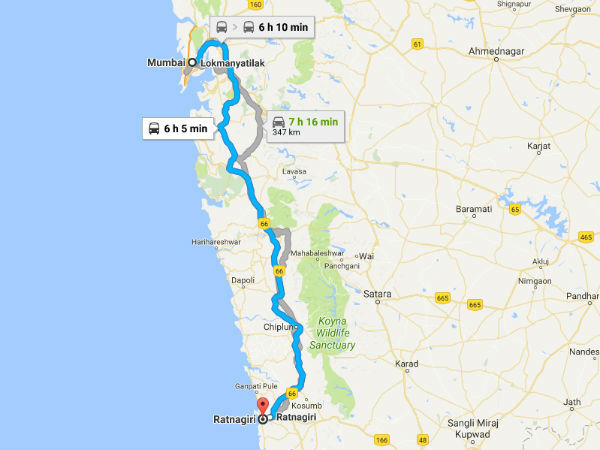 कैसे पहुंचे रत्‍नागिरि