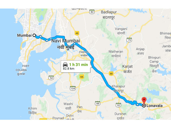 मुंबई से लोनावाला 
