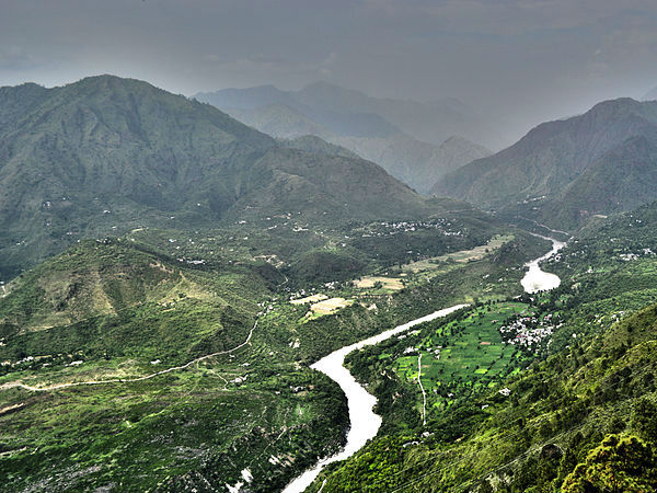 Sutlej River in Himachal Pradesh 