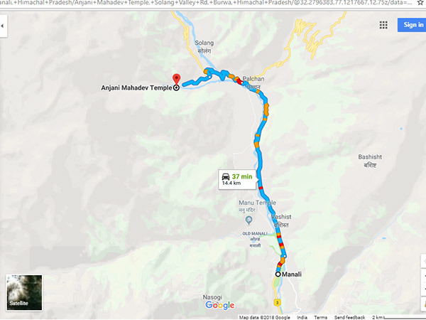 मनाली से अंजनी महादेव 