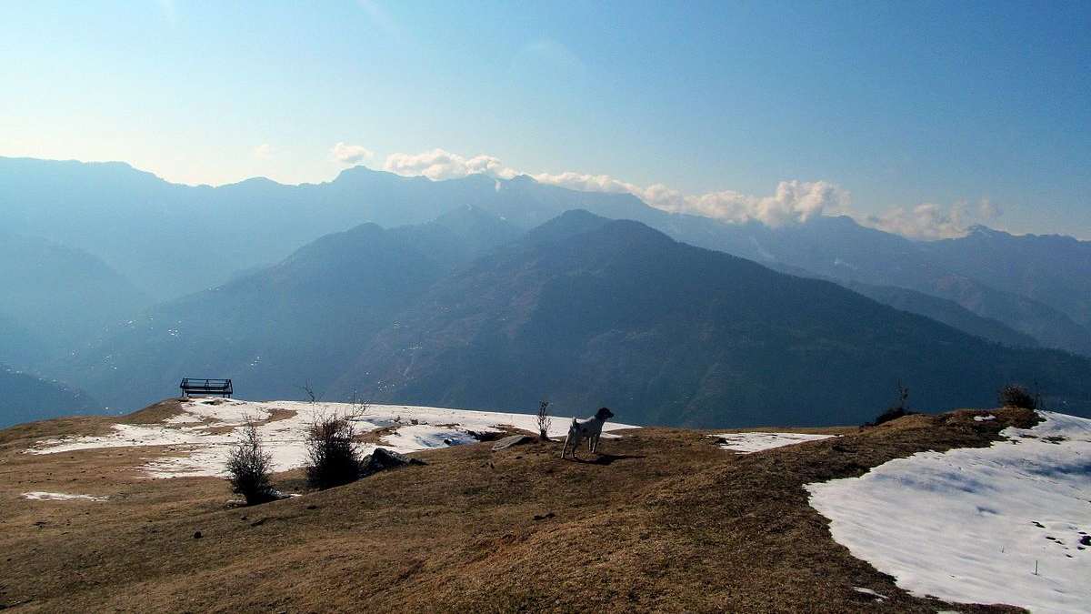 view from bijli mahadev temple