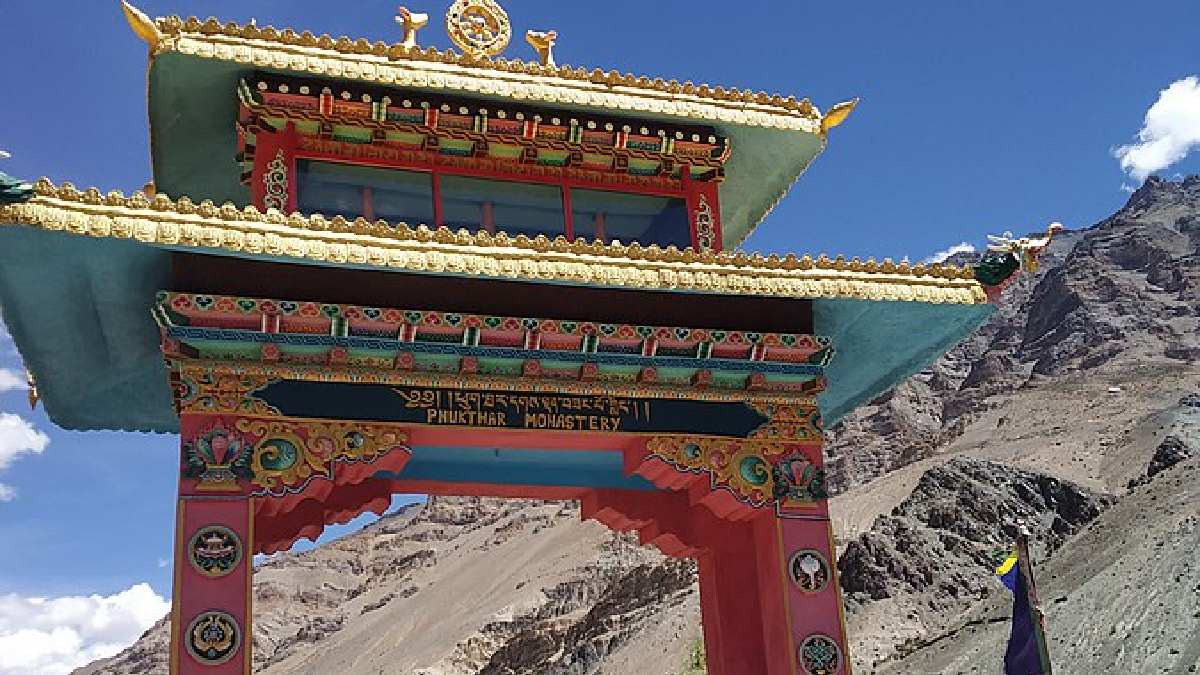 gate of phuktal monastery