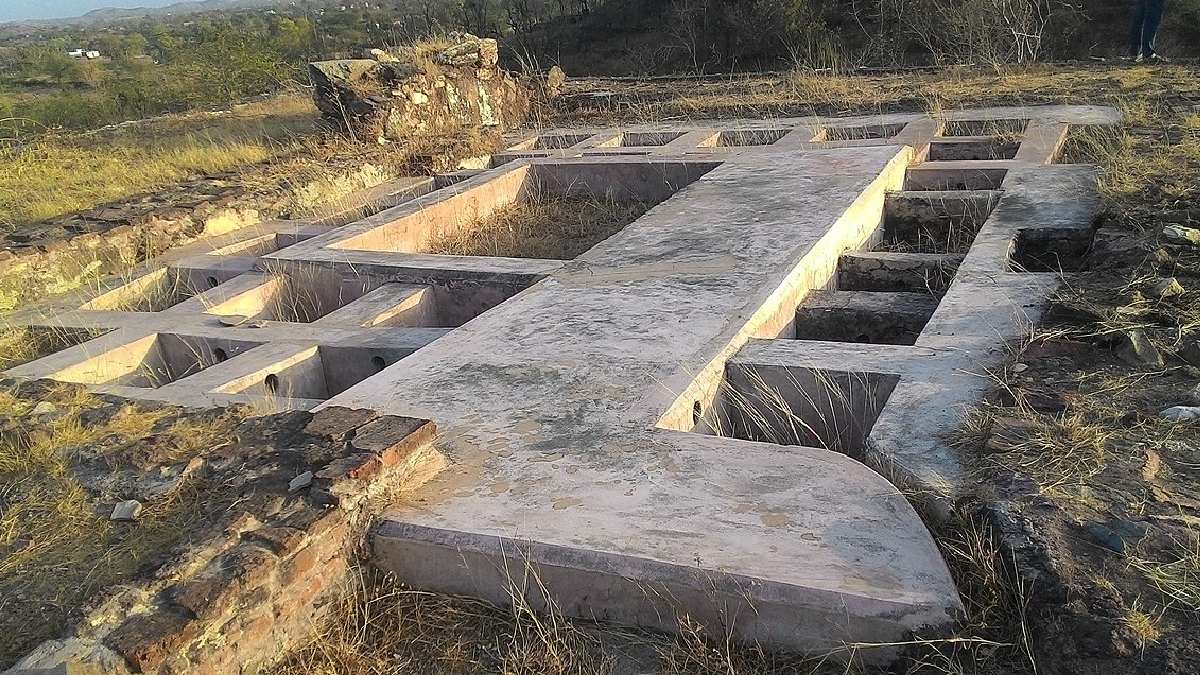 Ruined palace of maharana pratap