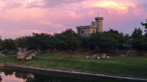 beautiful evening from the hidden castle